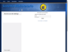 Tablet Screenshot of biblioteca.uees.edu.sv